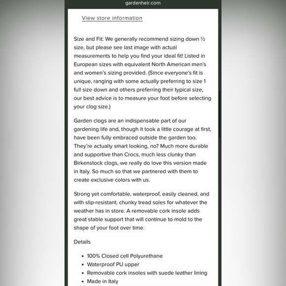 Gardenheir Italian Garden Clogs - Picture 4 of 4